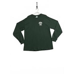 Kitchener Soccer Club Spirit Coach Green Long Sleeve Shirt Gildan Tag Sz Medium